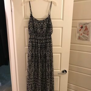 Tribal Print Maxi Dress